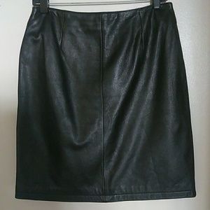 Leather Vintage Skirt Size10